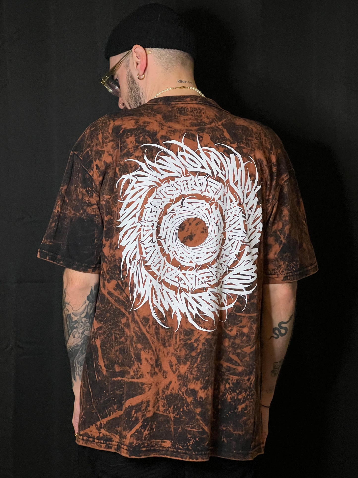 KOVR CERCLE T-shirt personnalisé javel XL