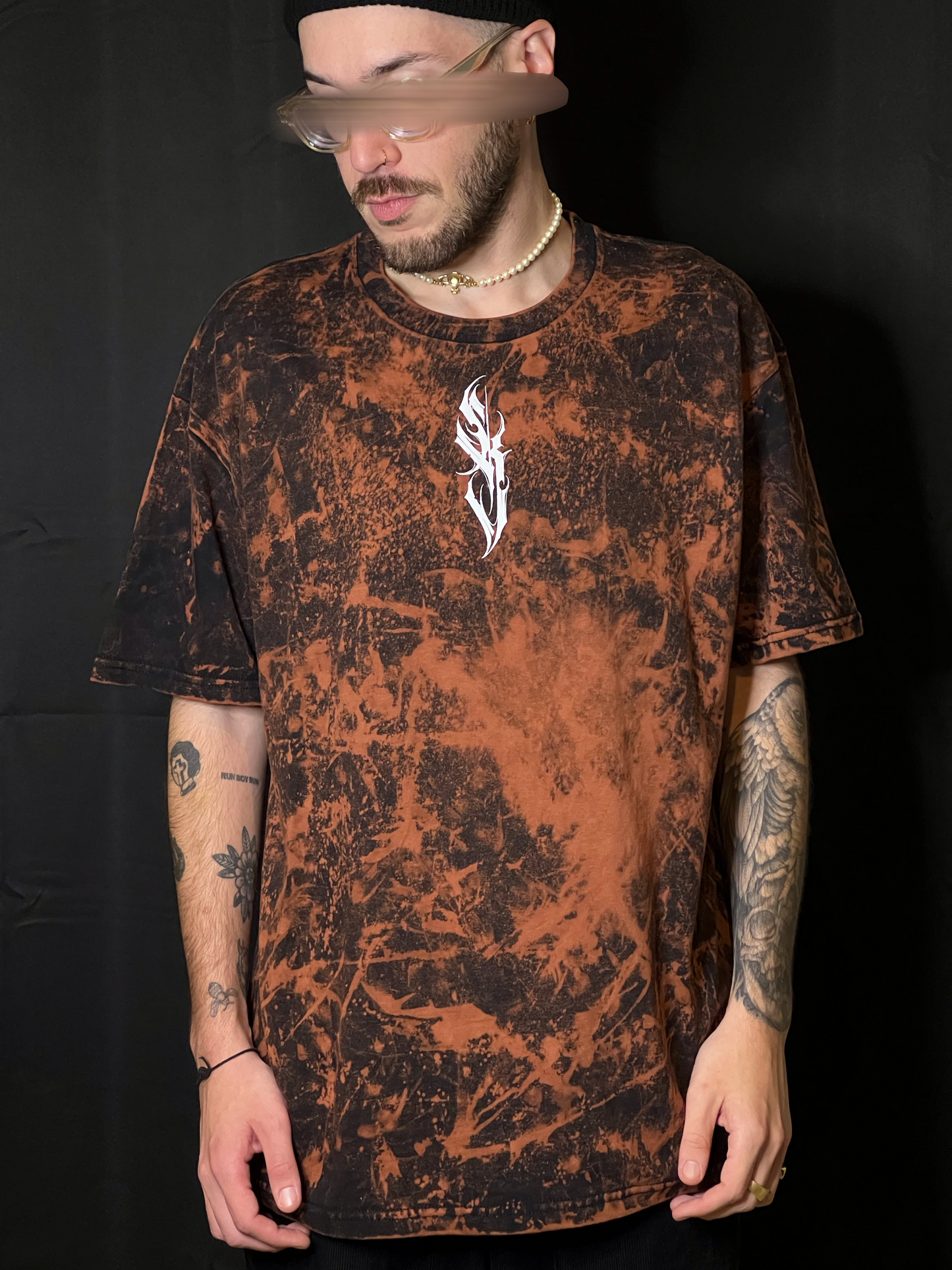 KOVR CERCLE T-shirt personnalisé javel XL